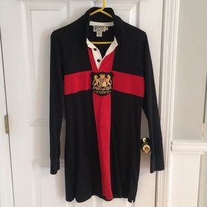 Rugby Long Sleeve Dress Size L